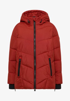 Cecil, MIDI-LENGTH PUFFER JACKET WITH HOOD - Winter jacket - light russet red