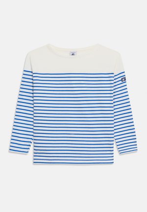 MARINIERE - Ilgarankovis viršutinės dalies drabužis - white/light blue