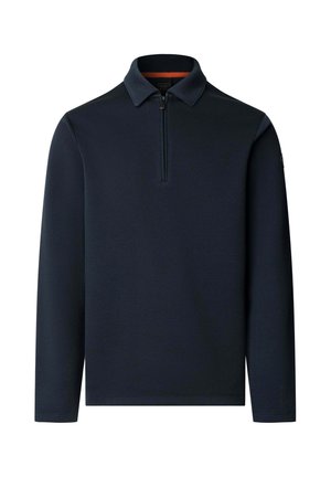 Hackett London, HACKETT LONDON SWEATSHIRT HS WAFFLE COLLAR HZ - Sweatshirt - navy