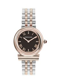 Unselected, silver tone rose gold coloured