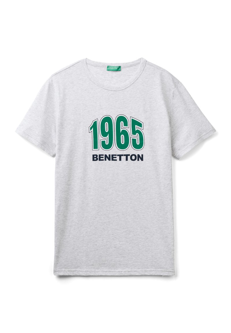 United Colors of Benetton T-shirt print grijs