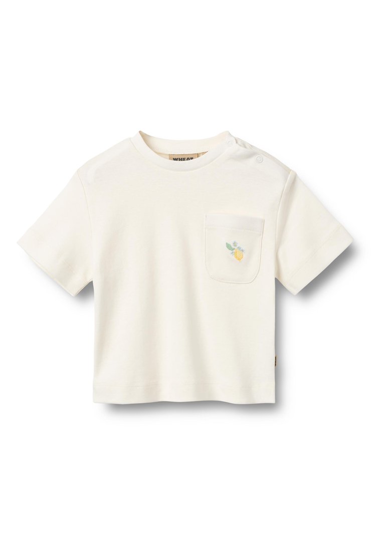Wheat T-shirt basic wit Wheat T-shirt basic wit