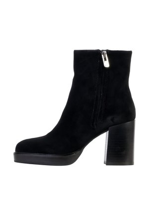 Botines con plataforma - noir