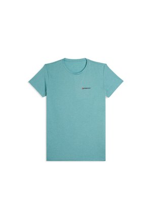 WITH LOGO - Camiseta básica - turquoise
