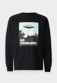 VISITORS TEE - Bluză cu mânecă lungă - black