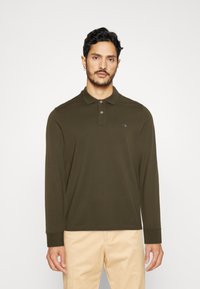 GANT - SHIELD RUGGER - Poloshirts - juniper green Miniaturebillede 1