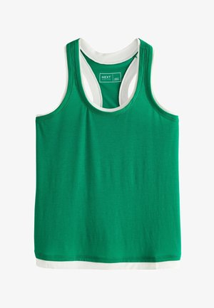 Next, REGULAR FIT - ACTIVE LAYERED SPORTS VEST TOP . - Toppi - green