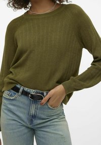 Vero Moda Strickpullover - olive