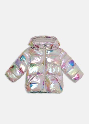 Name it, NMFMOLINA PUFFER JACKET SHINYAOP - Зимно яке - grey