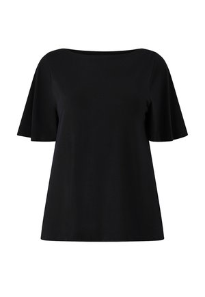 Ellos Plus collection, TOP MIT RUNDHALSAUSSCHNITT - T-shirts basic - black