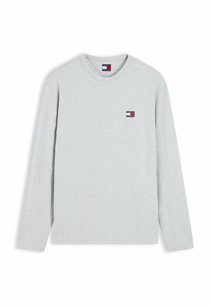 Tommy Jeans, TJM REG BADGE TEE LS EXT - Langarmshirt - ice grey heather