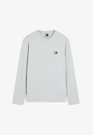 Tommy Jeans, TJM REG BADGE TEE LS EXT - Langarmshirt - ice grey heather