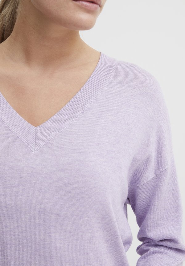 OXHelle - Jumper - purple rose melange2