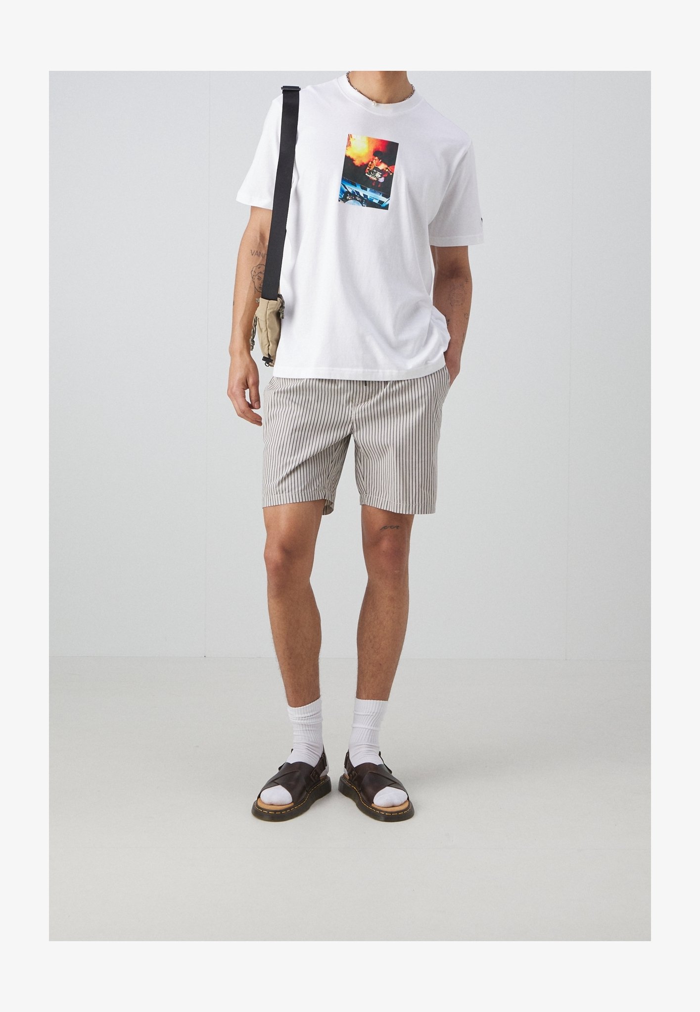 Only & Sons – Pantaloncini Uomo – Cotone Con Elastan – Con Cerniera E Passanti – Casual