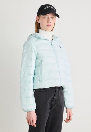 LIGHTWEIGHT QUILTED JACKET - Down jacket - light blue