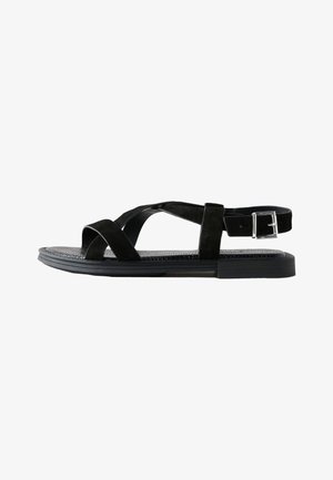 Next, REGULAR FIT - FOREVER COMFORT® CROSS STRAP SANDALS . - Sandále - black