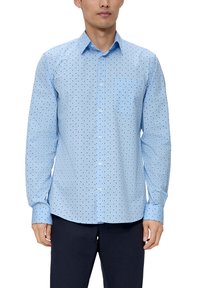 s.Oliver STRETCH - Hemd - himmelblau