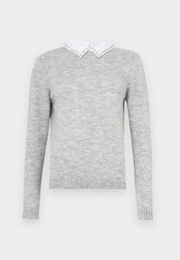 ONLCLARA COLLAR MIX  - Džemperis - medium grey