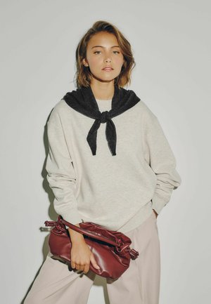 Next, SMALL TRIANGLE SCARF - Fulár - charcoal grey