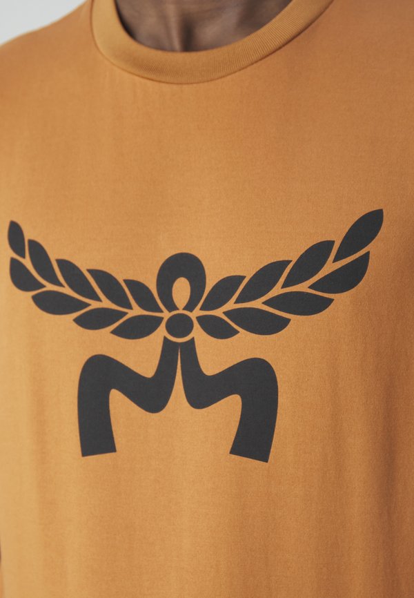 LAUREL - Print T-shirt - cognac3