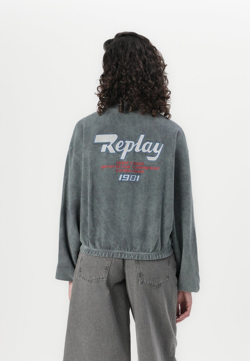 Replay SWEATSHIRT - Flísová bunda - blackboard