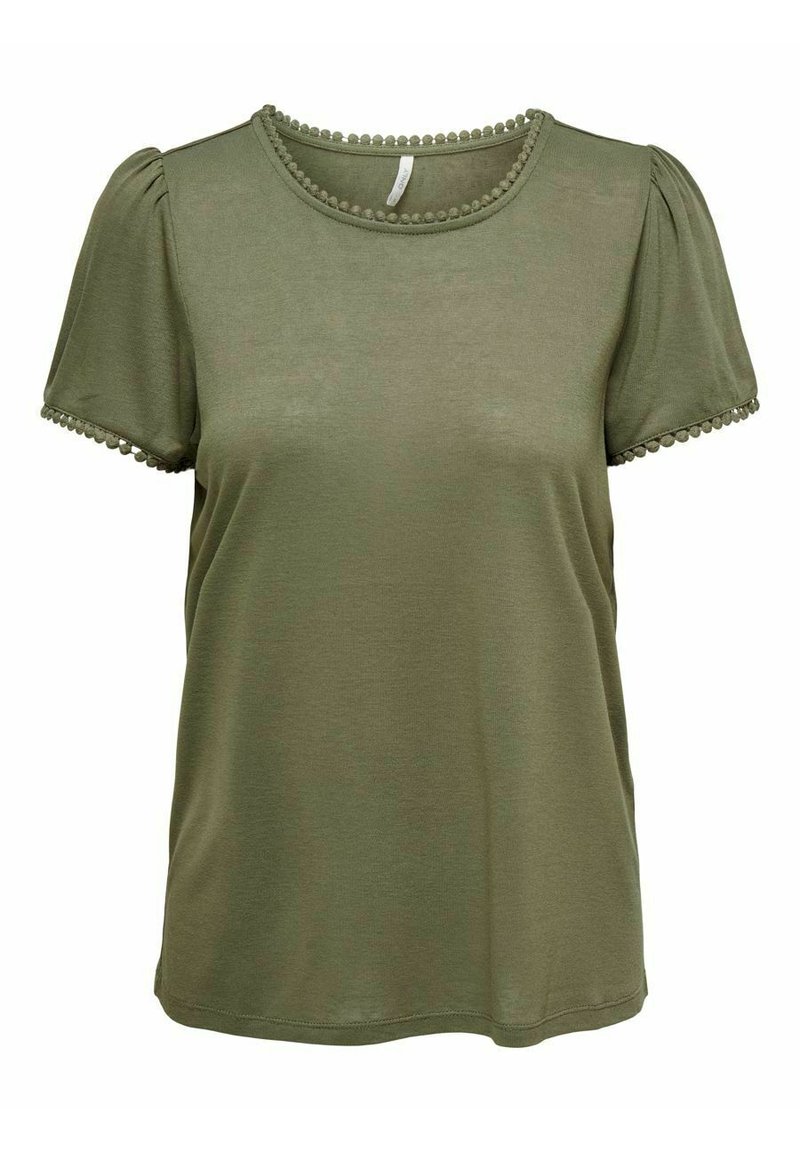 Damen T-Shirts | ONLY DETAILREICHES T-Shirt print kalamata/khaki - FT30857 Damen T-Shirts | ONLY DETAILREICHES T-Shirt print kalamata/khaki - FT30857