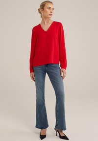 WE Fashion Hosszú ujjú felső - red