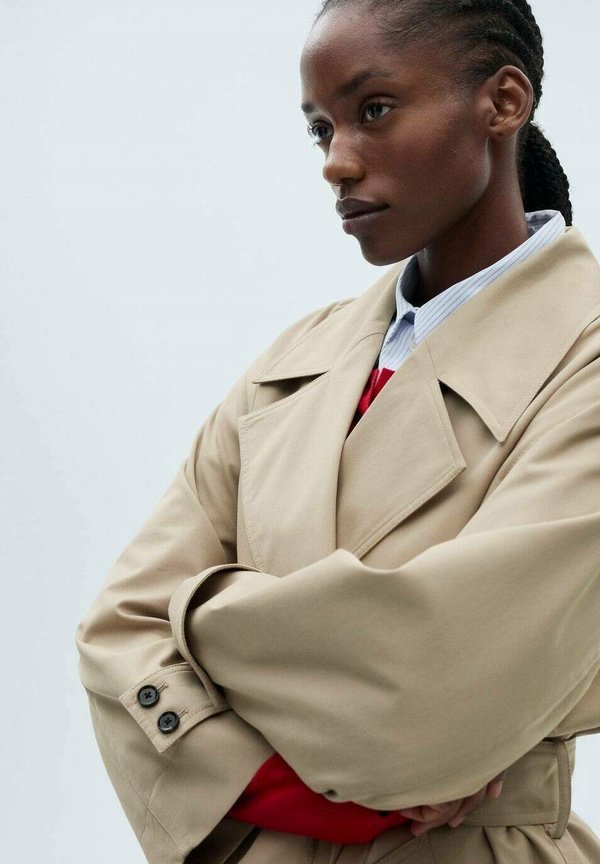 ANGELA - Trenchcoat - kaki3