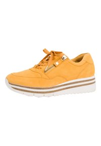 Tamaris LACE UP - Sneaker low - yellow