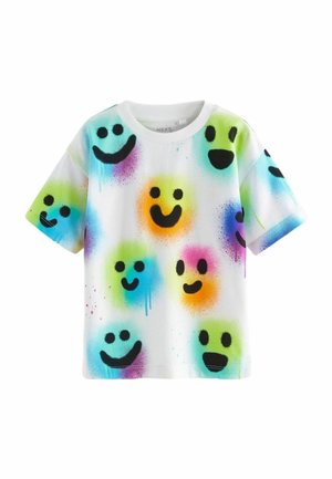 Next SHORT SLEEVE GRAFFIC - REGULAR FIT - T-Shirt print - multi faces