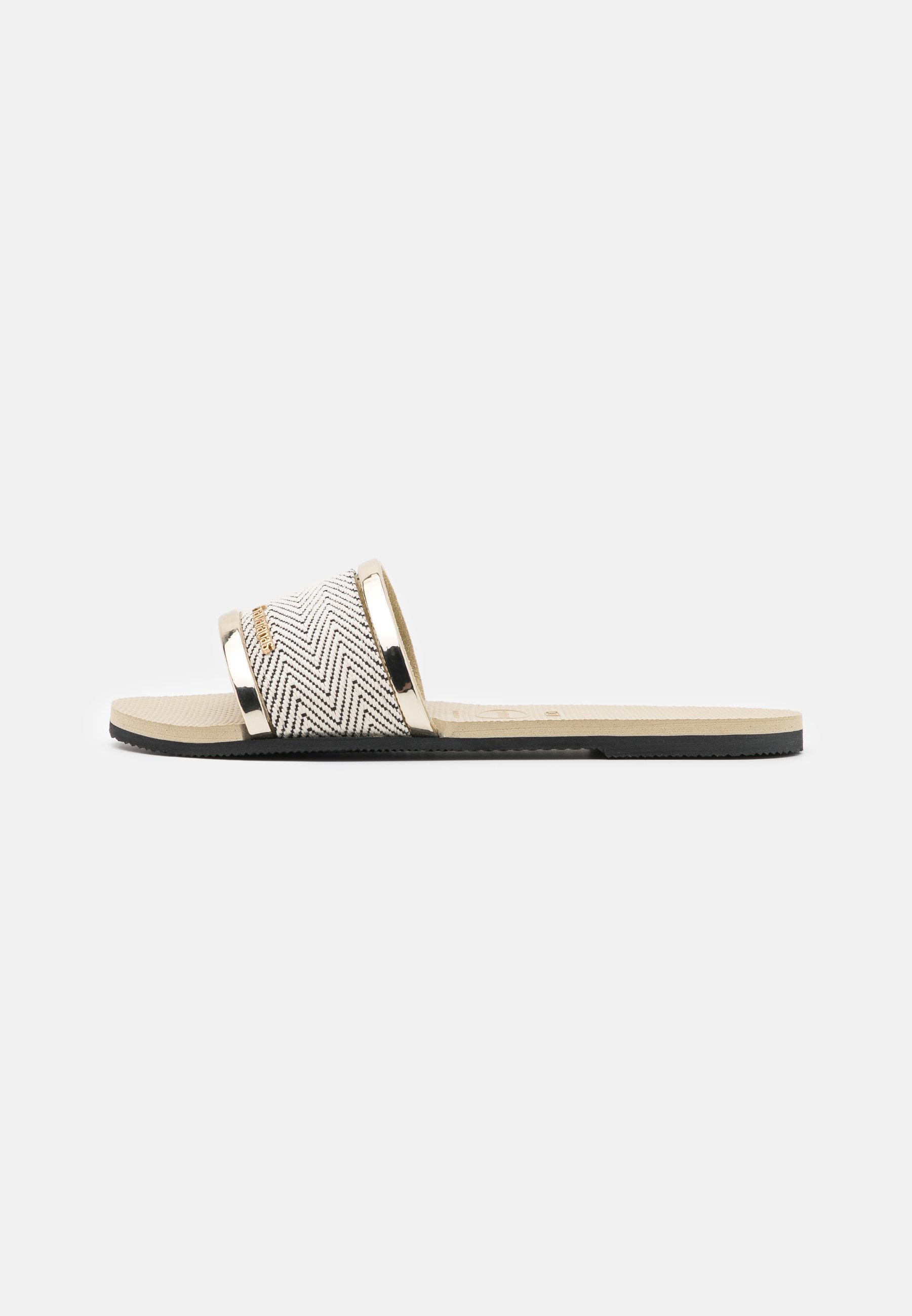 Havaianas YOU TRANCOSO PREMIUM - Muiltjes - sand grey/goudkleurig - Zalando .nl
