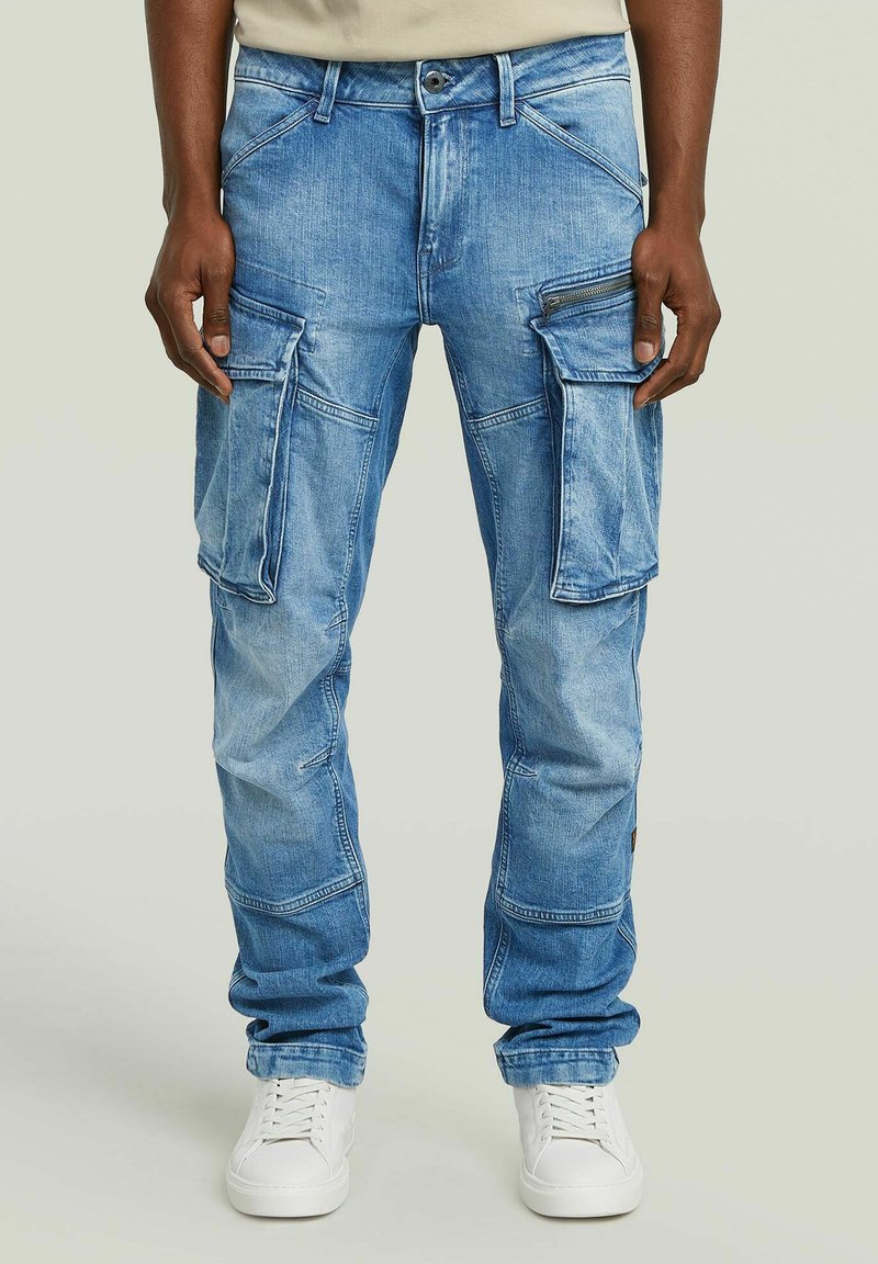 G-STAR - ROVIC ZIP 3D  - Cargo trousers - antique faded uniform blue, Enlarge