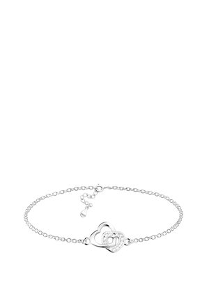 DOUBLED HEART - Bracciale - silver coloured