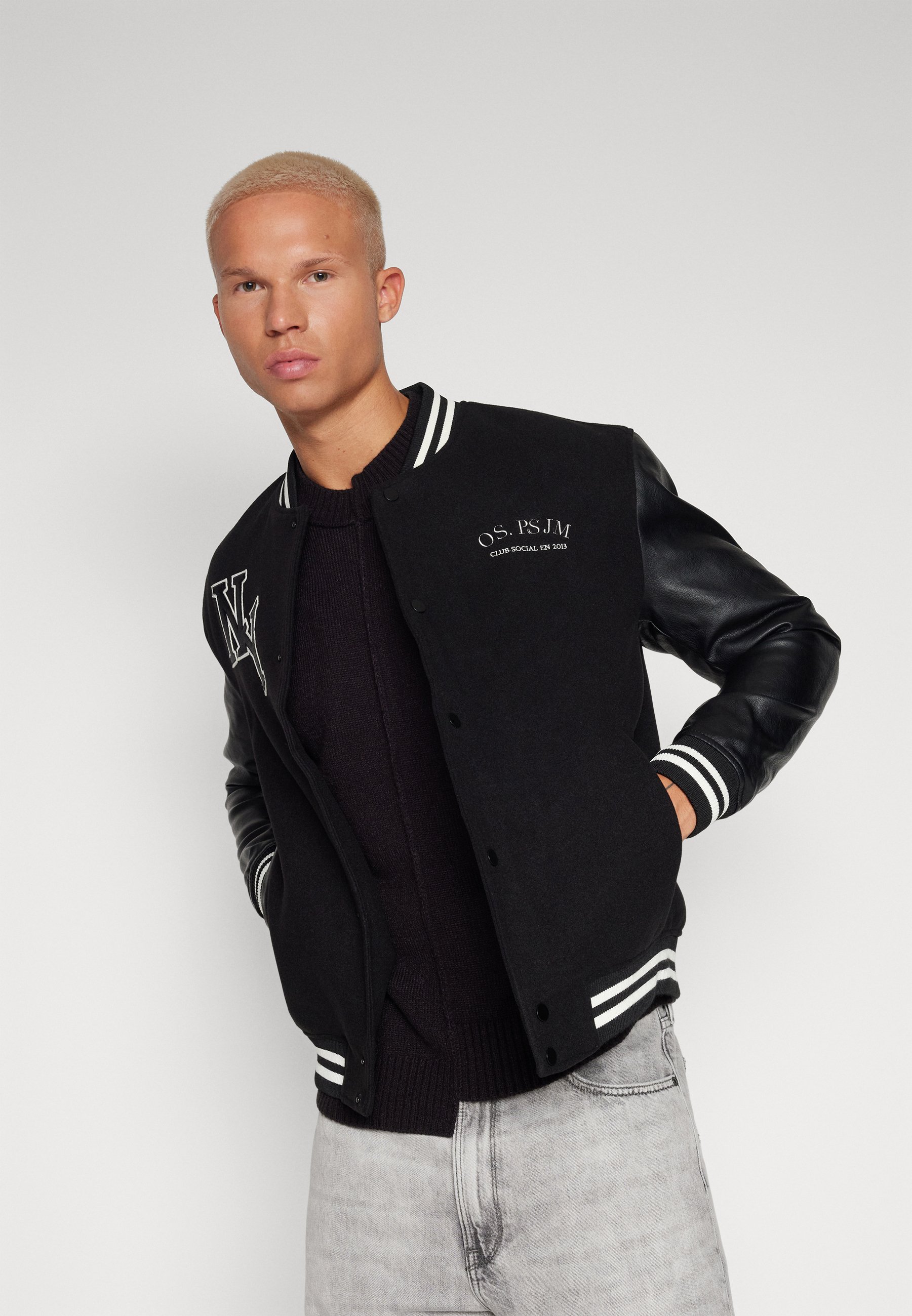 Only & Sons ONSJAY VARSITY JACKET - Summer jacket - black - Zalando