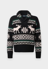 LONG SLEEVE PULLOVER - Trui - black