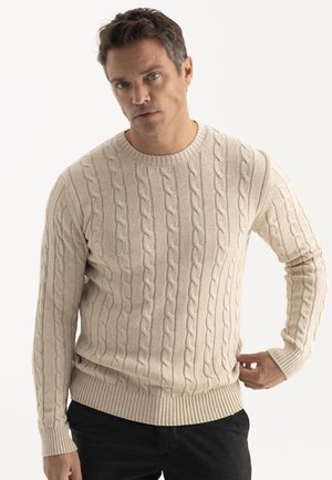 Felix Hardy, CREW NECK PULLOVER - Pullover - beige