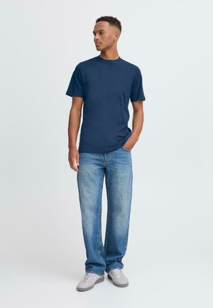BHIVO 2 PACK - T-shirts basic - dressblue white