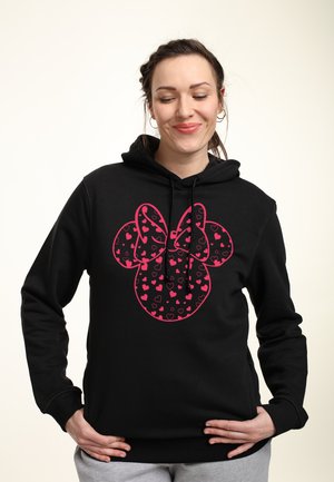 Disney DISNEY CLASSIC MICKEY MINNIE HEARTS FILL - Bluza z kapturem