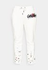 UNISEX - Tracksuit bottoms - weiß