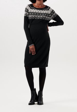 Gebreide jurk - black