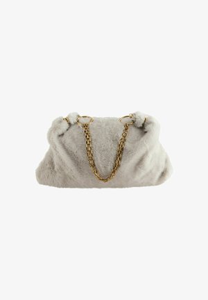 REGULAR FIT - Kabelka - grey faux fur