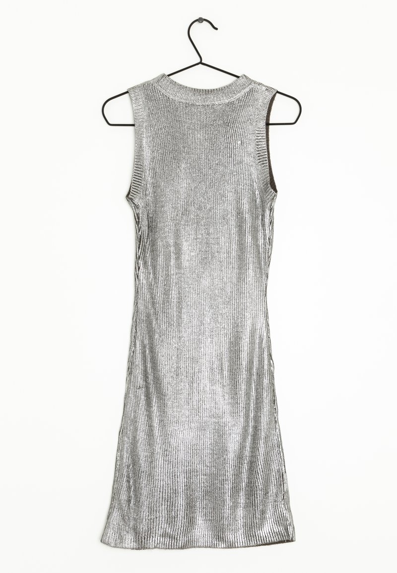 silver jumper dress boohoo Women's Plus Size Crew Neck Jumper Dress