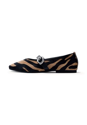 Gioseppo, GIOSEPPO BALLET FLATS 80008 - Bailarinas con hebilla - cebra