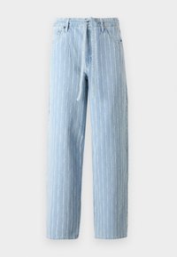 ONLGIANNA STRAIGHT STRIPE  - Vaqueros boyfriend - light blue denim