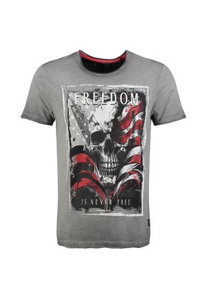 Key Largo, MT FREEDOM ROUND - T-shirt print - anthra