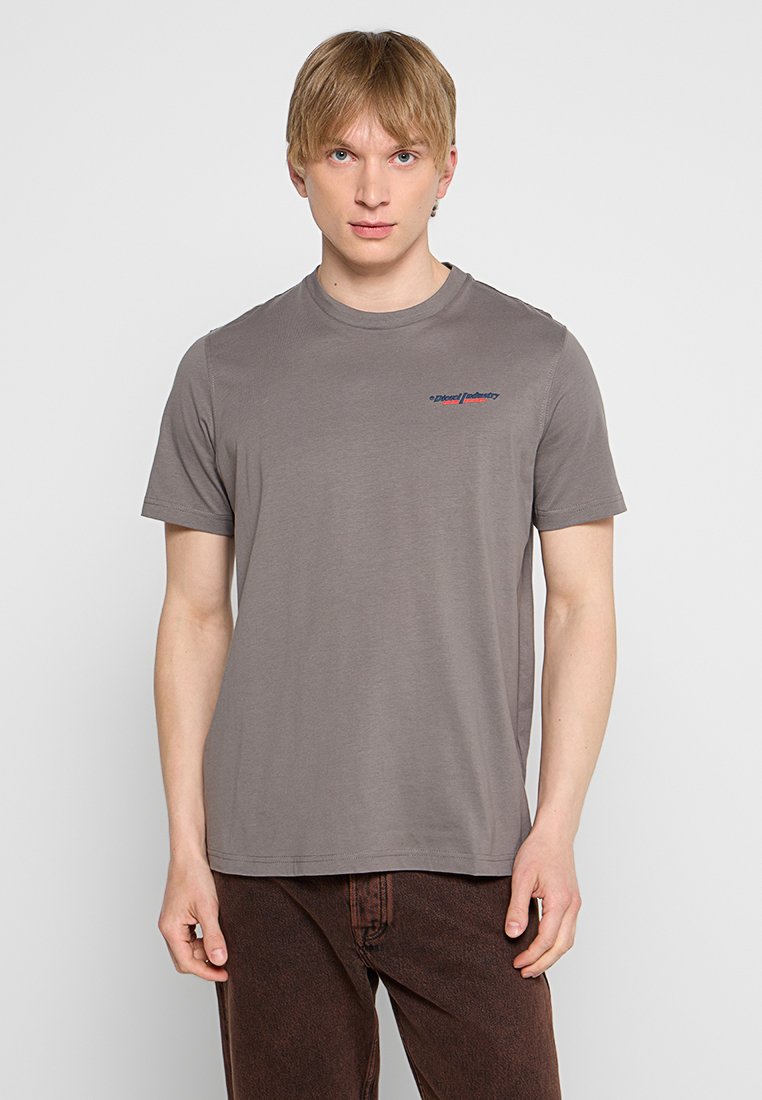 Diesel T-shirt basic taupe Diesel T-shirt basic taupe