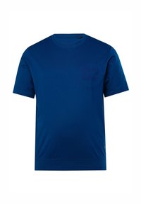 Modré bavlněné tričko s kruhovým výstřihem, krátkými rukávy a potiskem čísla "07" na přední straně. Hladká textura a regular fit design.