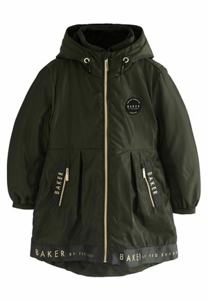 REGULAR FIT - SHOWER RESISTANT BRANDED HEM RAINCOAT - Vodootporna jakna - khaki green