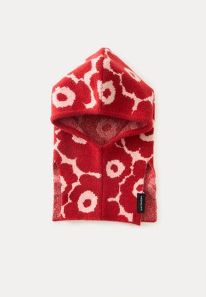Marimekko, SYKÄHDYS UNIKKO HOOD - Balaklava - red/light pink