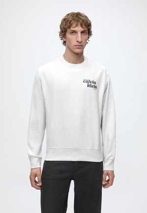 Calvin Klein Jeans EASY FIT CREWNECK - Φούτερ - snowy heather